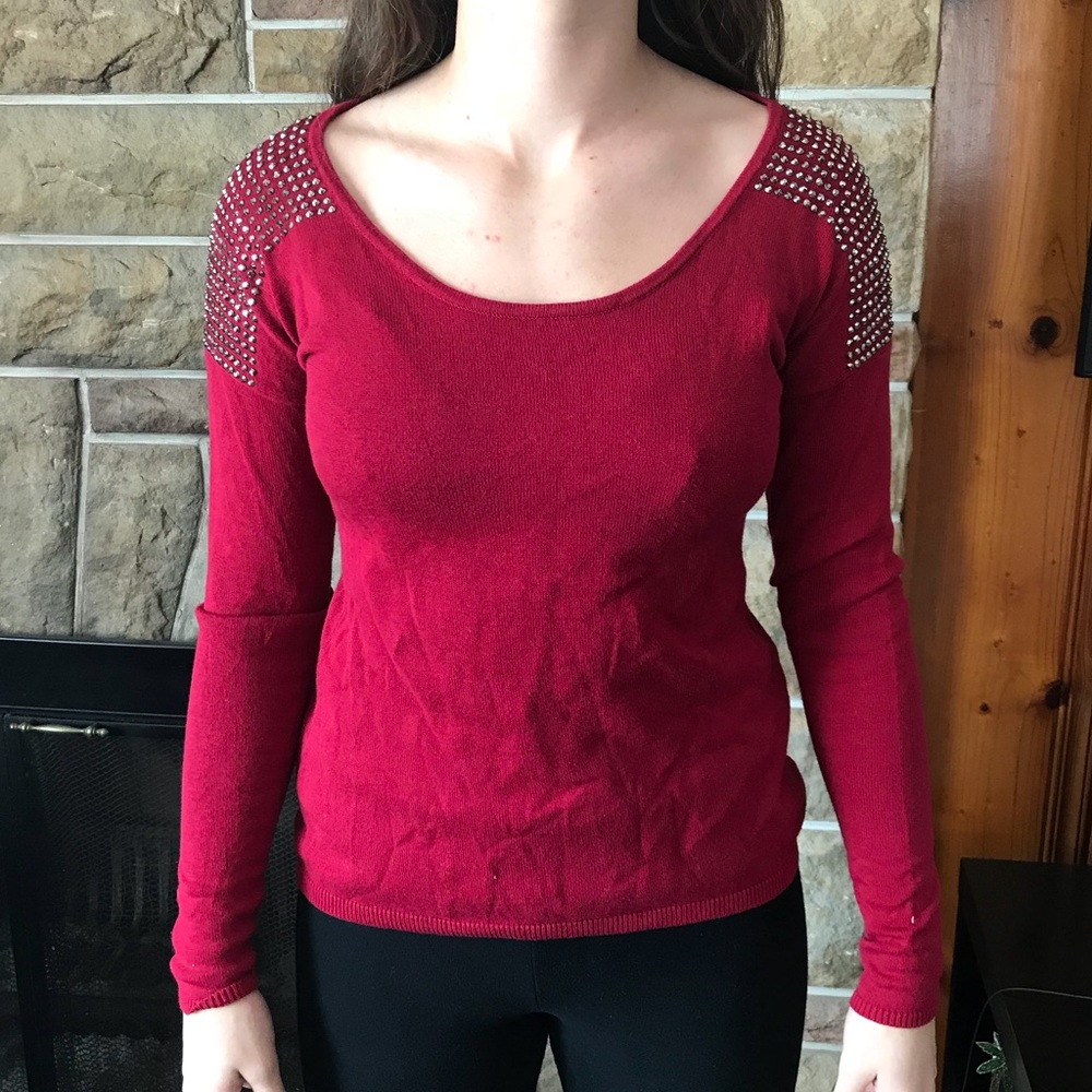 Red sweater